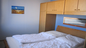 Urlaub in einer Ferienwohnung auf Wangerooge mit separatem Schlafzimmer